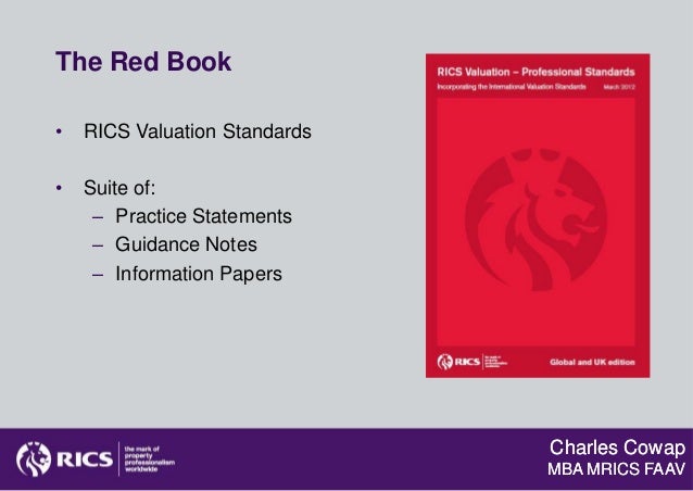 rics valuation standards red book